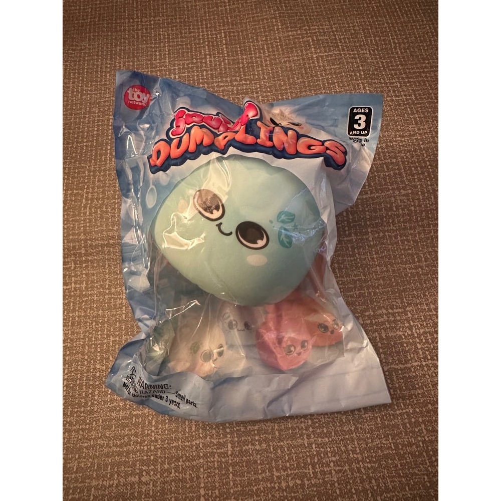 The Toy Network Squish Dumplings Mint Green Slow Rise Foam Toy CA-SQDM4